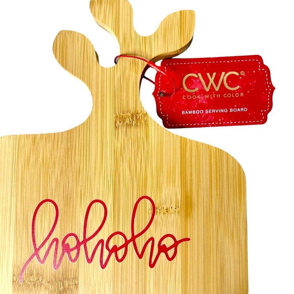 CWC Christmas Bamboo Serving Board Ho Ho Ho - Picture 5 of 12